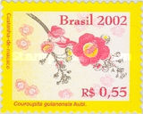 [Flowers of the Amazon Region - Cannonball Tree, Self Adhesive, type DSK]