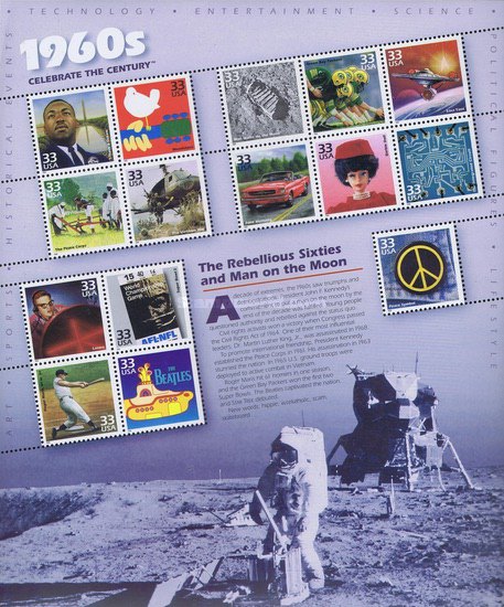 [Celebrate the Century, 1960s - The Rebellious Sixties and Man on the Moon, type ]
