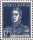 [Definitive Issues - General San Martin, with Period after Value, type CU7]