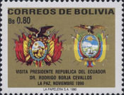 [Visit of President Rodrigo Borja Cevallos of Ecuador, type AIA]