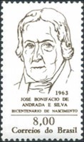 [The 200th Anniversary of the Birth of Jose B. de Andrada e Silva, Father of Independence, 1763-1838, type ALQ]