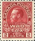 [King George V in Admiral Uniform Overprinted "War Tax", type AL2]