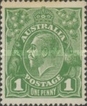 [King George V - Different Watermark, type B20]
