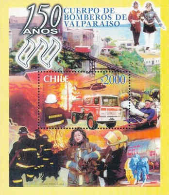[The 150th Anniversary of Valpariso Fire Brigade, type ]