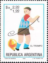 [Argentine Philately - Children's Games, type AZB]