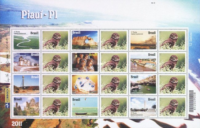 [Tourism - Piauí. Personalized Stamps, type ]