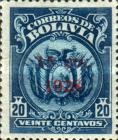 [Coat of Arms Stamps Surcharged, type AU48]