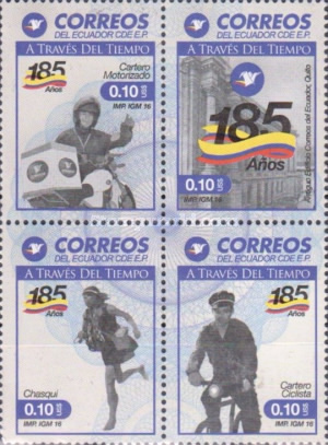 [The 185th Anniversary of the Ecuador Post Office, type ]