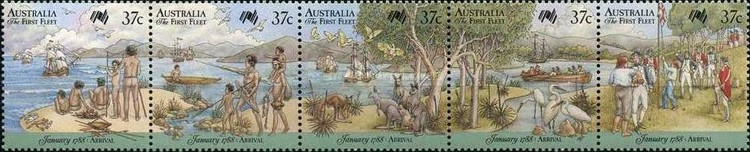[Ships - The 200th Anniversary of the Colonization of Australia - Arrival of the First Fleet, type ]