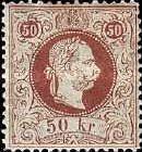 [Issues of Austro-Hungarian Monarchy - Emperor Franz Josef. Coarse Print, type J]