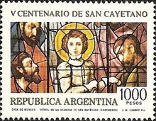 [The 500th Anniversary of the Death of Saint Cayetano, Founder of Teatino Order, type AVA]