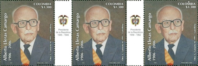 [The 100th Anniversary of the Birth of Alberto Lleras Camargo, 1906-1990, type ]