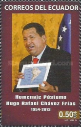 [The 1st Anniversary of the Death of Hugo Chavez, 1954-2013, type EDF]