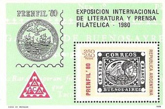 ["Prenfil 80" - International Exhibition of Philatelic Literature and Journalism, Buenos Aires, type ]