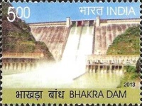 [Architecture - Bhakra Dam, type DGW]