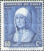 [The 500th Anniversary of the Birth of Isabella the Catholic, 1453-1504, type HG]