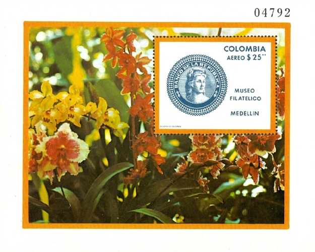 [Airmail - Opening of Philatelic Museum, Medellin, type ]