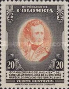 [The 150th Anniversary of the Birth of General A. J. de Sucre, 1795-1830, type OB3]