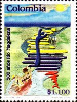 [The 500th Anniversary of Discovery of Magdalena River, type BTQ]