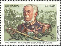 [The 200th Anniversary of the birth of the Duke of Caxias, type DUZ]