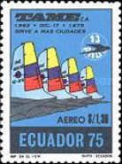 [Airmail - The 23rd Anniversary of TAME Airline, type BJK]