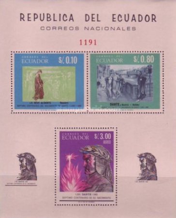 [Airmail - The 700th Anniversary of the Birth of Dante & the 400th Anniversary of the Birth of Galilei, type ]