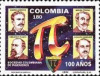 [The 100th Anniversary of Colombian Society of Engineers, type BLH]