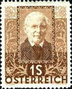[Charity Stamps - Austrian Poets, type DK]