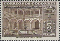 [Airmail - The 9th Pan-American Congress, Bogota, type OY]