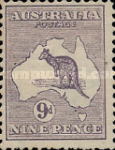 [Definitive Issues - Kangaroo and Map, type A8]