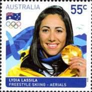 [Olympic Winter Games Vancouver Gold Medallist - Lydia Lassila - Freestyle Skiing - Ladies' Aerials, type DIJ]