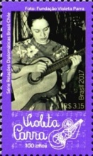 [The 100th Anniversary of the Birth of Violeta Parra, 1917-1967, type FGQ]