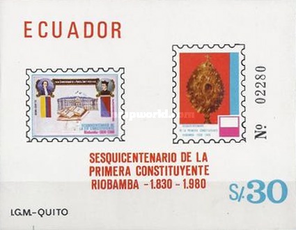 [The 150th Anniversary of Constitutional Assembly of Riobamba, type XQE]