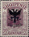 [Prince William of Wied Issue Overprinted Coat of Arms, type Q4]