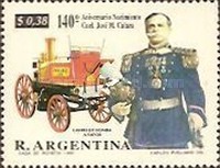 [The 140th Anniversary of the Birth of Colonel Jose Calaza, Founder of Fire Service, type BSU]