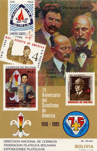 [The 75th Anniversary of Scouting in USA, type ZAN]
