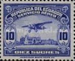 [Airmail - Plane Over Beach Promenade of Guayaquil, type QZ]