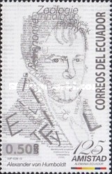 [Alexander von Humboldt, 1769-1858 - The 125th Anniversary of Friendship with Germany, type DXX]