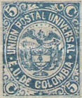 [Coat of Arms - Inscription: "UNION POSTAL UNIVERSAL", type AP1]