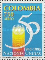 [Airmail - The 50th Anniversary of the United Nations, type BMQ]