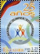 [The 25th Anniversary of Olympic Academy of Ecuador, type DAM]
