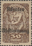 [Overprinted "Kärnten Abstimmung" - Referendum in Carinthia, type BD5]