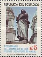 [Airmail - The 200th Anniversary of the Birth of Vicente Rocafuerte Bejarano, President, 1835-39, 1783-1847, type BSW]