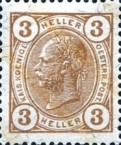[Emperor Franz Josef I, 1830-1916 - With Varnish Bars, type S2]