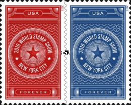 [World Stamp Show NY 2016, New York, USA, type ]