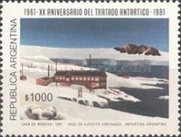 [The 20th Anniversary of the Antarctic Treaty, type AUK]