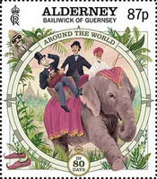 [The 150th Anniversary of the Publication of Jules Verne's Around the World in 80 Days, type ACH]
