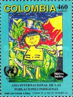 [Airmail - International Year of Indigenous Peoples, type BJM]