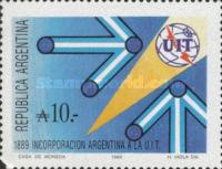 [The 100th Anniversary of the Argentine Membership of I.T.U, type BMB]