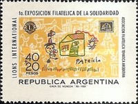 [The First "Solidarity" Philatelic Exposition, Buenos Aires, type AAJ]